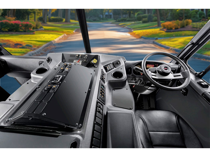 Peterbilt 520 EV interior