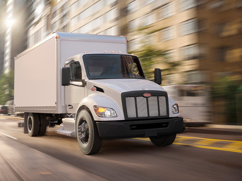 Peterbilt 535 box truck