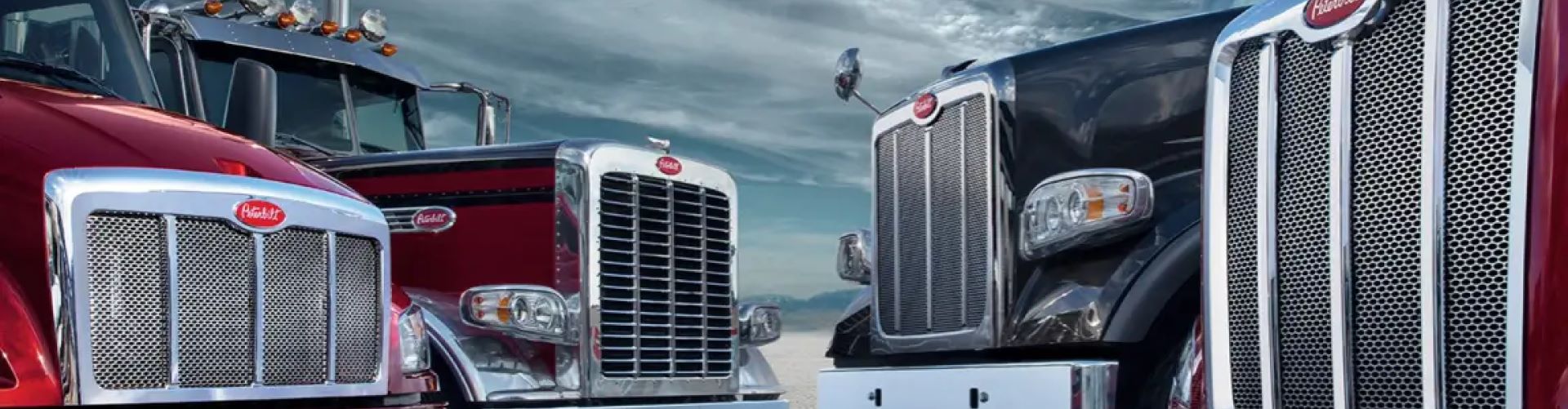 Variety of Peterbilt truck models